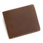 Vintage leather slim billfold custom men leather RFID wallet