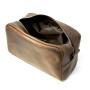 Customized travel kit for men cosmetic bag mens toiletry bag leather