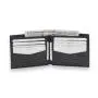Pebbled Leather RFID Blocking Wallet Slim Bifold Credit Card Wallet