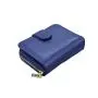 Women Hot Sell Top Layer Cowhide Wallet With Driving Licence Slots Short Zip Card Holder