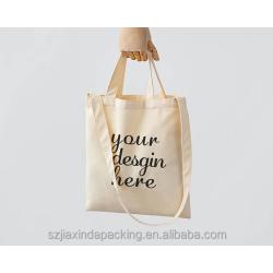 Custom Unbleached Canvas Messenger Tote Bag
