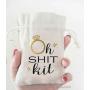 I Regret Nothing, Thank You, Oh Shit Kit Wedding Party Survival Kit Bag