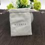 Promotional Small Wedding Linen Cotton Gift Jewelry Bag Custom Logo Printed Cotton Linen Drawstring Pouch
