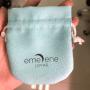 White French Linen Bags with sateen ribbon drawstring Very small linen bags Tiny linen jewelry pouches Jewelry packaging