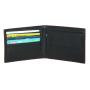 vertical bifold rfid blocking real carbon fiber wallet for men
