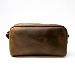 Customized travel kit for men cosmetic bag mens toiletry bag leather