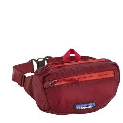 1L foldable waist bag waterproof polyester blue red lightweight travel mini hip pack