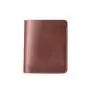Slim front pocket men wallet crazy horse leather wallet with logo emboss