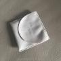 Grey Velvet Envelop Pouch With Flap