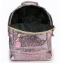 School large capacity compartments outdoor fashion girls bling glitter backpack