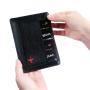 Custom leather passport card holder men leather passport cover