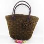 Women Straw Handbag Woven Shopping Tote Bag Rattan Woven Beach Bag