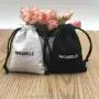 Canvas Drawstring Pouch For Jewelry
