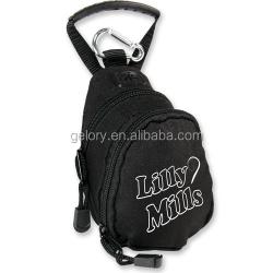 Gelory Unique Design Mini Backpack Coin Bag Wallet Two Zipper Compartments Coin Purse Waist Bag