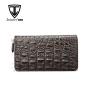 Wholesale Personalized Design Genuine Crocodile Skin Leather Clutch Bags for Men
