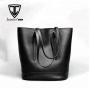 Custom Made Trending Fashion Classic Stylish Designer Genuine Cowhide Leather Lady Women Neverfull Shoulder Tote Bags Handbag