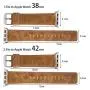 Watch Strap New Arrival Luxury Crazy Horse Leather for Apple Watch OEM/ODM Customize 22mm Calf Leather Watch Band Calfskin 120mm
