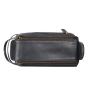 High quality leather make up bag for men customized  men toiletry bag