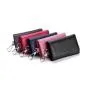 Top Layer Cowhide Key Card Wallet With Key Card Holder Unisex Key Pouch With Key Chains