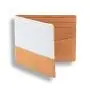 Gift wallet with logo customs design men wallet leather and canvas RFID blocking