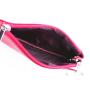 Fashion Modelling Zippered Cowhide Leather Key Wallet Mini Ladies Coin Key Pouch