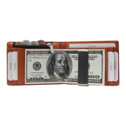 Wholesale Custom RFID blocking PU slim wallet money clip mens wallet money clips