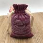 Colorful Cotton Linen Cosmetic Bag With Drawstring