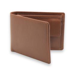 Napa nice cowhide leather trifold wallets coin wallets RFID blocking