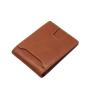 Slim front pocket Men's RFID vegetable tanned leather wallet