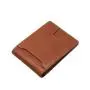 Slim front pocket Men's RFID vegetable tanned leather wallet
