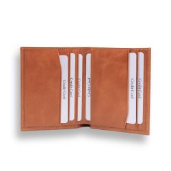 2018 new design extra capacity mens leather slim RFID wallet