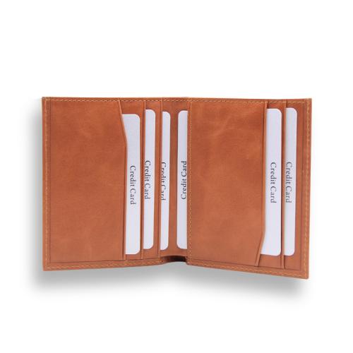 2018 new design extra capacity mens leather slim RFID wallet