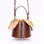 OEM ODM Mini Sac A Main Femme Bolsa Feminina Custom Fashion Genuine Leather Small Sling Bucket Bags Women Designer Tote Handbag