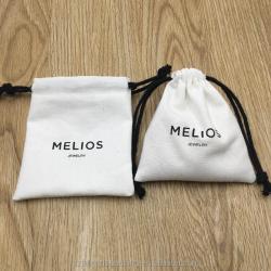 Canvas Drawstring Pouch For Jewelry