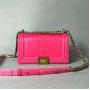 Custom Lady Designer Luxury Fashion Genuine Snake Skin Leather Lady Small Chain Flap Shoulder Bag Handbag Famous Brands