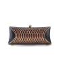Custom Made High Quality Luxury Fashion Elegant Real Snake Skin Leather Metal Frame Women Ladies Evening Clutch Bag Handbag