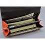 Custom Hand Made Luxury Designer Real Genuine Lizard Skin Leather Ladies Women Wedding Evening Envelope Clutch Wallet Bags