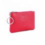 Fashion Modelling Zippered Cowhide Leather Key Wallet Mini Ladies Coin Key Pouch