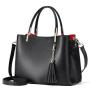 2024 New arrivals bag  women's bag genuine leather handbag with tassel china  guangdong custom factory