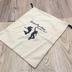 Personalised Cotton Drawstring Ballet Shoe Dust Bag