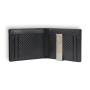 E-commerce Newest design RFID carbon fiber leather money clip wallet with coin wallet