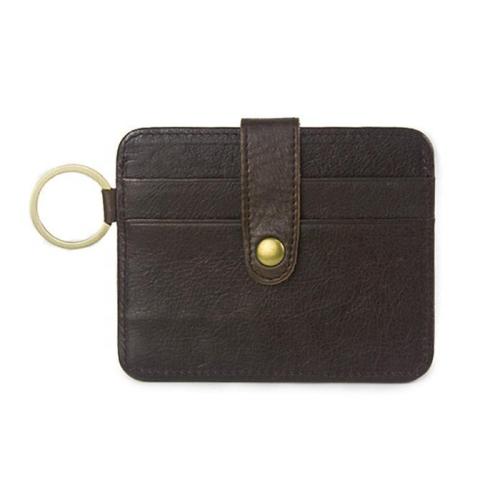 Best selling genuine cow leather purse for casual men,thin small card bag