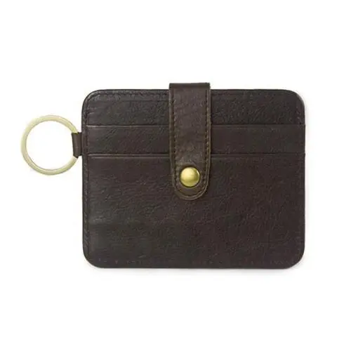 Best selling genuine cow leather purse for casual men,thin small card bag