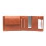 Christmas gift RFID crazy horse leather clip wallet with coin pocket