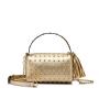 Lovevook Realer Fashion pu leather handbag stylish bag Shoulder Bag Small Side Purse Mini Clutch with Bling Rivets