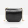 Latest 2017 quality soft leather magnetic lock closure ladies bags