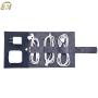 Handmade custom logo emboss cord organizer leather earbud holder
