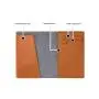 OEM vegan leather passport holder cover RFID