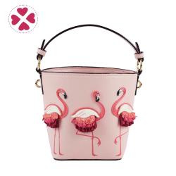 Wholesale cheap ladies women's bucket hand sling bag  2018 pink bucket handbag