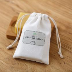 Drawstring Linen Pouch Bag, Linen Pouch Soap Bag